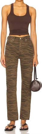 Citizens Of Humanity Blaine Vintage Straight Jeans In Olivine Zebra