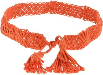 Dsquared2 Orange Woven Belt