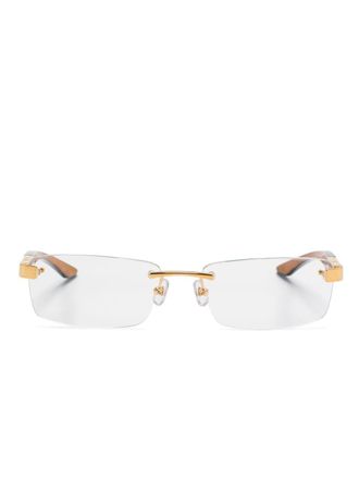 Maybach Eyewear The Artist III glasses - unisex - Metal/Acetate - One Size - Gold