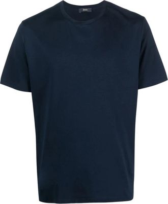 Herno Stijlvol Heren T-Shirt 9200 - Heren - T-shirts - Blauw - XL - Tops