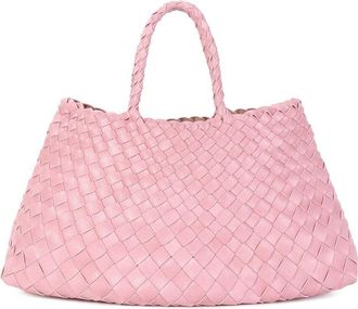 Tiffany & Fred Woven Leather Top Handle Bag