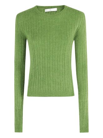 Tela ribbed-knit crew-neck sweater - Green