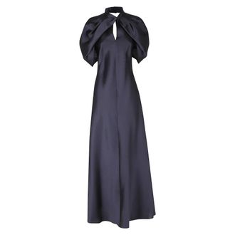 Alberta Ferretti Dames, Jurken, Blauw, Maat: S