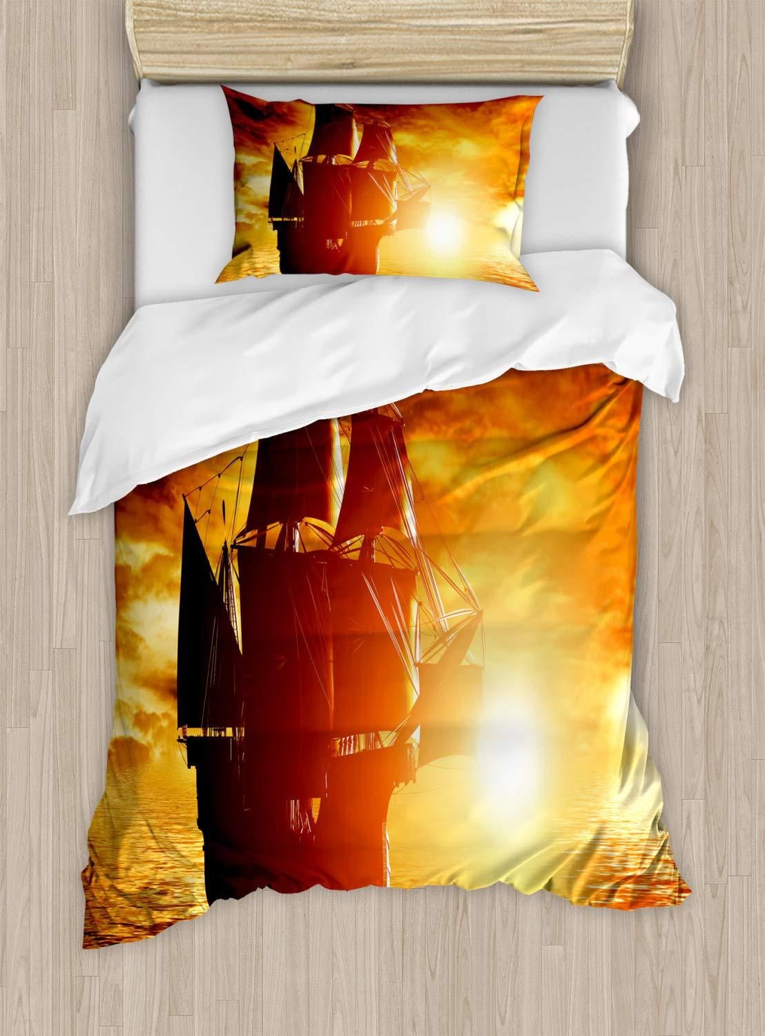 Retro Bettwäsche 135x200 Cm Mit Elefanten Design - Weiche Baumwolle