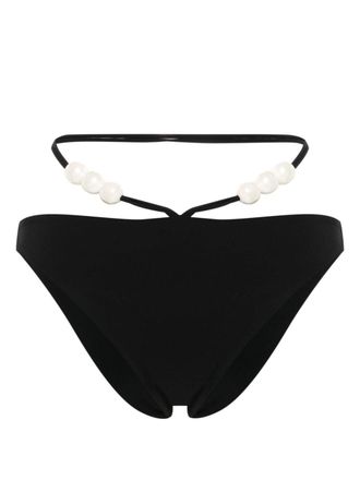 Magda Butrym Top bikini con decorazione - Nero