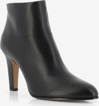 Chloé Glattleder-Stiefeletten mit Absatz Eve 90
