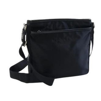Prada Pre-owned Cross Body Bags, unisex, Black, Size: ONE SIZE Pre-owned Nylon prada-bags