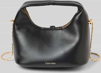 Calvin Klein Umhängetasche in Leder-Optik in Black, Größe 1