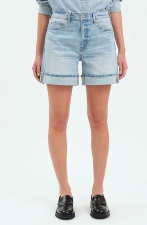 Daze Easy Rider High Waist Relaxed Denim Shorts in Dew Drop at Nordstrom Rack, Size 23