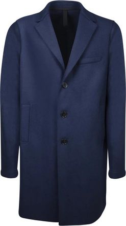 Harris Wharf London C9101 MPS 358 Jas - Heren - Mantel - Blauw - 2XL - Kasjmier - Jassen