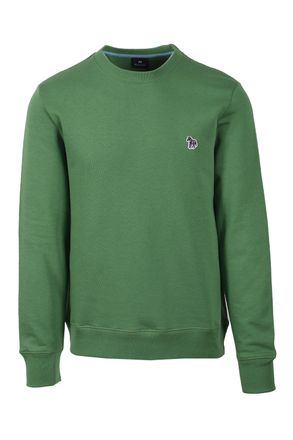 Paul Smith Mens REG FIT SWEATSHIRT GREEN Cotton - Size X-Large