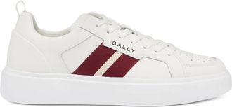 Bally Blayze ribbon-detail perforated sneakers - White
