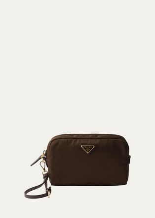 Prada Small Nylon Cosmetic Pouch Bag