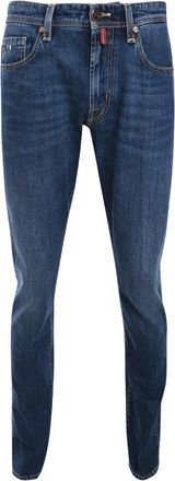 Sartoria Tramarossa Jeans con applicazione logo - Blu