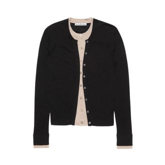 Acne Studios Kalet Cardigan - Knitwear - Mujer - Negro - L