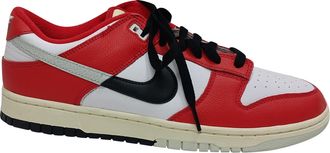 Nike Pre-owned Mens Dunk Low Sneakers in Chicago Split Leather - Red - Size UK 9.5