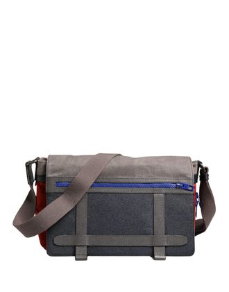 Dolce & Gabbana Men Multicolor Nylon Canvas Etna Messenger Borse Mens Bag