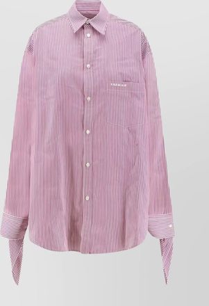 Balenciaga striped long sleeve top for casual wear