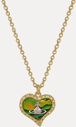 Vivienne Westwood Petra Pendant Necklace -Gold-platinum-peridot-mop-jonquil-crystal -Gold-platinum-peridot-mop-jonquil-crystal Women