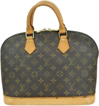 Louis Vuitton Pre-owned Handbags, female, Brown, Size: ONE SIZE Pre-owned Vintage Canvas Handbag