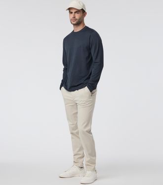 Vuori Clothing Fletcher Elastic Waist Pants Athletic Slim Fit 30 | Ocean Blue | XS, Size Extra Small