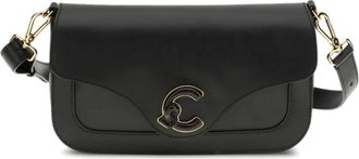 Coccinelle Borsa a spalla C-Me con placca logo - Nero