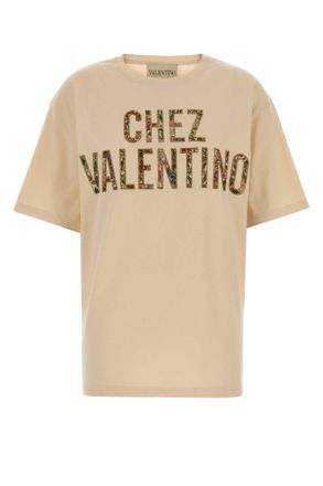 Valentino Garavani Beige Cotton T Shirt