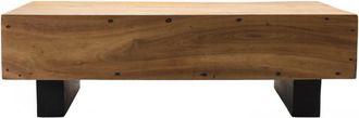 Macabane Mesa de centro de madera suar de 120x60x36,6 cm