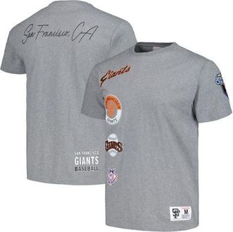 Mitchell & Ness Mens Mitchell & Ness Heather Gray San Francisco Giants Cooperstown Collection City Collection T-Shirt at Nordstrom, Size Medium