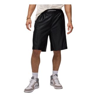 Nike Jordan Brooklyn Cat Scratch Shorts Black White HV0560-013