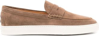 Tod's suede loafers - Brown