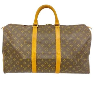 Louis Vuitton Pre-owned Weekend Bags, unisex, Brown, Size: ONE SIZE Pre-owned Boston bag