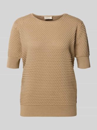 Freequent Strickpullover mit 1/2-Arm Modell Dodo in Beige, Gr&ouml;&szlig;e XXL