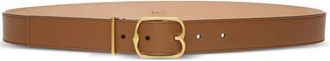 Bally logo-plaque belt - Brown