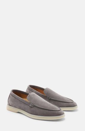 Scarosso Ludovica Loafers in Grey - Suede at Nordstrom, Size 38.5