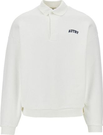 Autry French terry polo sweatshirt Man S