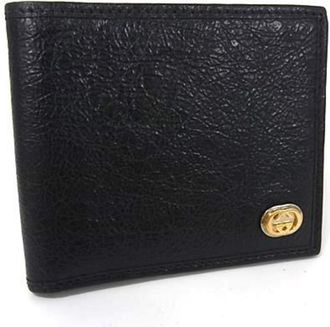 Gucci Black Leather Wallet (Bi-Fold) (Pre-Owned)