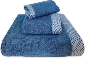 BedVoyage Luxury Viscose Odor & Mildew Resistant Towel Collection, 3pc Set in Indigo at Nordstrom