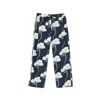 Kenzo Floral-detail Drawstring Trousers