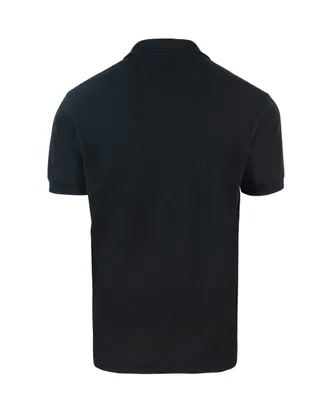 Lacoste Mens Polo Shirt Piquet Black Cotton T-shirts And Polos
