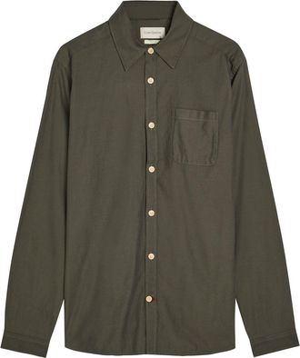 Oliver Spencer New York Special Cotton Shirt - Green - 42 (C16.5 / XL)