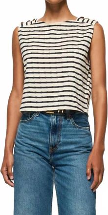 Nation Ltd Bettina Tank Top In Night Sky Stripes
