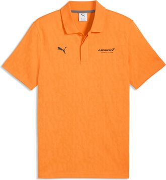 Puma Polo in jacquard McLAREN RACING da uomo, Accessori, Arancione, XXL
