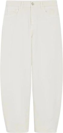iBlues Barrel Broeken - Dames - Cropped Jeans - Wit - XS - Katoen - Jeans