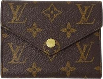 Louis Vuitton Pre-owned Tri-fold Portemonnee - Dames - Vintage Accessoires - Bruin - ONE Size - Vintage