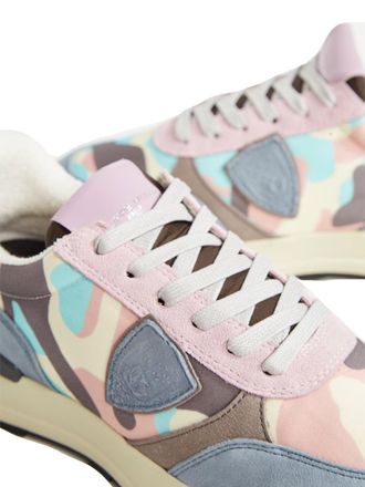 Philippe Model Womens Antibes Low Camouflage Sneakers Multiple Colors Shoes >