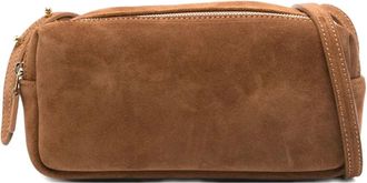 Elleme Borsa a spalla Trousse mini con doppia zip - Marrone