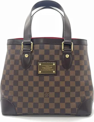 Louis Vuitton Damier Canvas Ebene Damier Canvas Tote Bag (Pre-Owned)