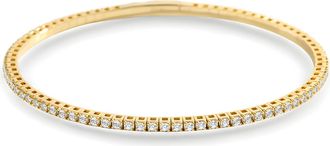 Mint & Lily Flexible Diamond Tennis Bracelet in 18K Gold Over Sterling Silver at Nordstrom