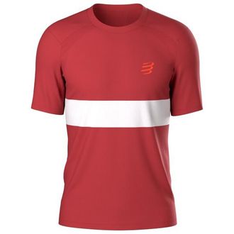 Compressport Performance S/S T-Shirt Laufshirt f&uuml;r Herren | rot